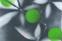 Lenz, 30 x 40 cm, Mischtechnik Lack/Öl, Leinwand, Keilrahmen, 2024